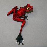 "Samson" Bronze Frog Statue Figurine Amphibian Art Limited Edition Signed Numbered 3 small