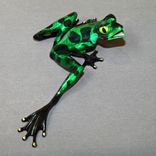 "Samson" Bronze Frog Statue Figurine Amphibian Art Limited Edition Signed Numbered 5 small