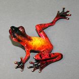 "Samson" Bronze Frog Statue Figurine Amphibian Art Limited Edition Signed Numbered 6 small