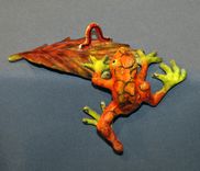 Gorgeous Bronze Frog Figurine Statue Sculpture Limited Edition Signed Numbered "Bon Appetit" 2 small