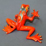 Fabulous Bronze Frog "Hotrod" Figurine Statue Sculpture Limited Edition Signed Numbered 1 small