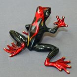 Fabulous Bronze Frog "Hotrod" Figurine Statue Sculpture Limited Edition Signed Numbered 3 small