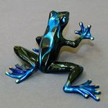 Fabulous Bronze Frog "Hotrod" Figurine Statue Sculpture Limited Edition Signed Numbered 4 small