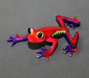 Fantastic Bronze Frog "Angelina" Sculpture Figurine Metal Amphibian Limited Edition Signed Numbered 4 small
