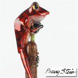 Adorable Bronze Frog Figurine Statue Sculpture "Ribbit"Limited Edition Signed & Numbered 2 small