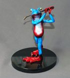 Awesome Bronze Golfer Frog Figurine Statue Sculpture Golf Limited Edition Signed Numbered 1 small