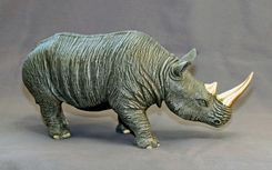 Bronze Rhinoceros "White Rhinoceros" Rhino Figurine Statue Sculpture Limited Edition Signed Numbered 2 small