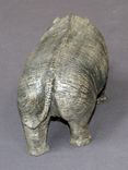 Bronze Rhinoceros "White Rhinoceros" Rhino Figurine Statue Sculpture Limited Edition Signed Numbered 4 small