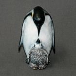 Fantastic Penguin Bronze Sculpture Figurine Aquatic Signed Statue Limited Edition Signed Numbered 2 small