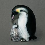 Fantastic Penguin Bronze Sculpture Figurine Aquatic Signed Statue Limited Edition Signed Numbered 3 small