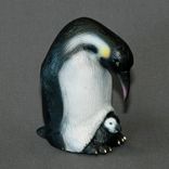 Gorgeous Penguin Bronze Sculpture Figurine Aquatic Signed Statue Limited Edition Signed Numbered 1 small