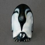 Gorgeous Penguin Bronze Sculpture Figurine Aquatic Signed Statue Limited Edition Signed Numbered 3 small