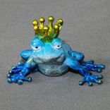 Bronze Frog "Frog Prince" Sculpture Figurine Metal Amphibian Limited Edition Signed Numbered 6 small