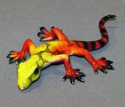 Bronze Lizard Gecko Figurine Statue Sculpture Limited Edition Signed Numbered 3 small