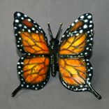 Gorgeous Color "Butterfly" Bronze Statue Figurine Insect Limited Edition / Signed Numbered 1 small