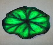 Gorgeous Color "Lily Pad" Bronze Statue Figurine Amphibian Limited Edition Signed Numbered 1 small