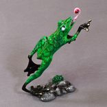 Gorgeous Bronze Frog Figurine Statue Sculpture Art Limited Edition Signed Numbered 2 small