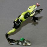 Gorgeous Bronze Frog Figurine Statue Sculpture Art Limited Edition Signed Numbered 6 small