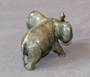 Awesome Bronze Elephant "Elephant Baby" Figurine Statue Sculpture Limited Edition Signed Numbered 4 small