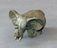 Awesome Bronze Elephant "Elephant Baby" Figurine Statue Sculpture Limited Edition Signed Numbered 5 small