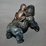 Gorilla "Mama & Baby Gorilla" King Kong Figurine Statue Sculpture Limited Edition Signed Numbered 4 small