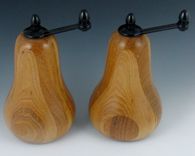 Laminated Wood Pepper Mills / Salt Mills 2 small