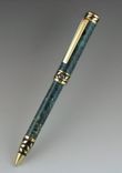 Sculpted Pens, Exotic Burl Wood Bodies 4 small