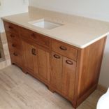 Bathroom Vanity ( Cherry ) 1 small