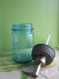 Blue Mason Ball Pint Jar Upcycled Soap Dispenser 3 small