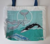 Upcycled Tote Bag Made From A Whale Towel 3 small