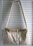 Upcycled Purse With Magnetic Snap Made From A Khaki Skort 1 small