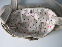 Upcycled Purse With Magnetic Snap Made From A Khaki Skort 2 small