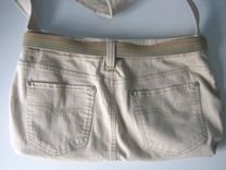Upcycled Purse With Magnetic Snap Made From A Khaki Skort 5 small
