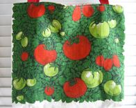 Upcycled Tote Bag Made From A Tomato Themed Kitchen Towel 2 small