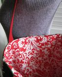 Upcycled Tote Bag Made From A Tomato Themed Kitchen Towel 4 small