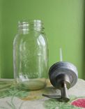 Upcycled Ball Mason Quart Jar Soap Dispenser 2 small