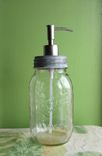 Upcycled Ball Mason Quart Jar Soap Dispenser 3 small