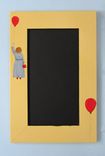 Upcycled Chalkboard Made From A Cabinet Door With Handpainted Girl 4 small
