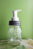Upcycled Mason Pint Jar Foaming Soap Dispenser 2 small