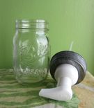 Upcycled Mason Pint Jar Foaming Soap Dispenser 3 small