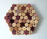 Upcycled Wine Cork Trivet 2 small