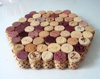 Upcycled Wine Cork Trivet 3 small