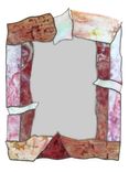 Contemporary Stained Glass Border Mirror 4 small