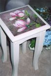 Floral Painted Wooden Table 1 small