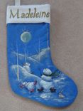 Holiday Stockings Custom Painted 3 small