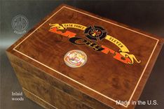 Handcrafted Inlaid Humidor Hd75-1 With Free Shipping. 2 small