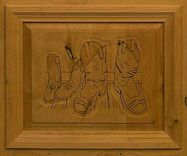 Carved Saddle And Father/Son Boots 5 small