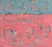 Pink Abstract Original Acrylic Painting On Canvas, 24" X 24" 3 small