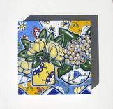Acrylic Still Life Painting Original On Canvas, Yellow Tulips 2 small