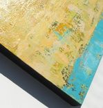 Yellow Abstract Original Acrylic Painting On Canvas 5 small